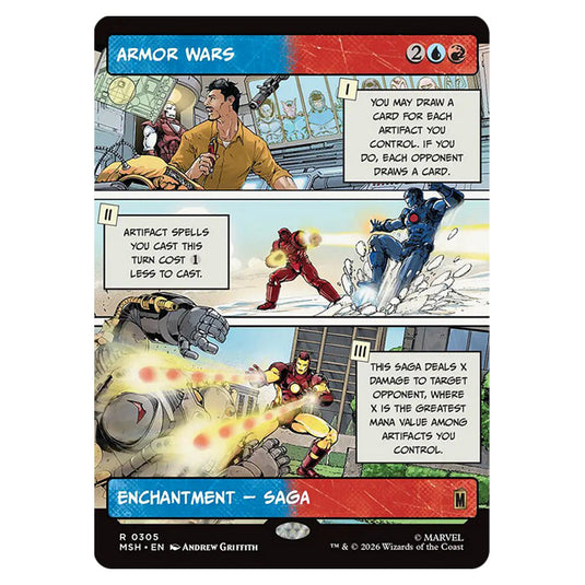 Armor Wars 0305 card from the Magic The Gathering set Marvel Super Heroes