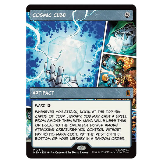 Cosmic Cube 0312 card from the Magic The Gathering set Marvel Super Heroes