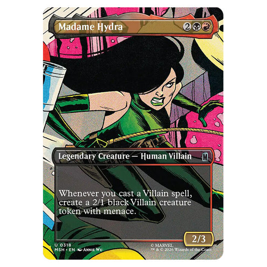 Madame Hydra 0318 card from the Magic The Gathering set Marvel Super Heroes
