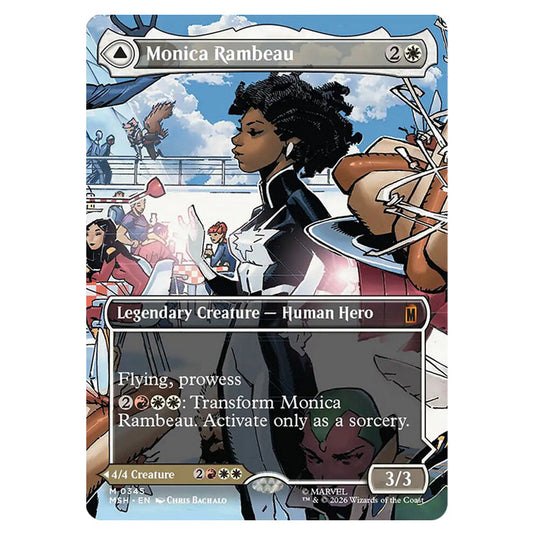 Monica Rambeau // Photon, Living Light 0345 card from the Magic The Gathering set Marvel Super Heroes