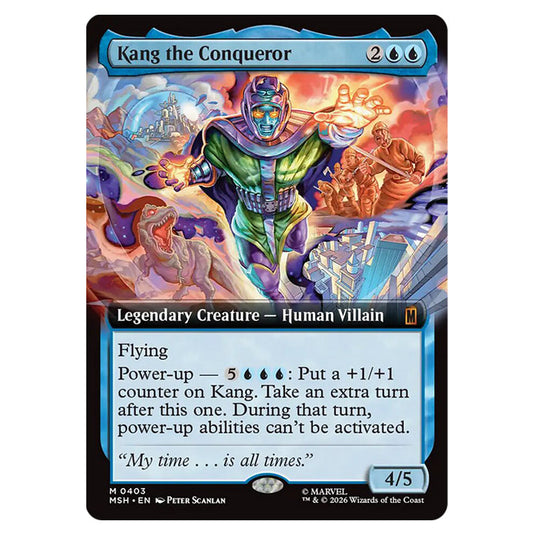 Kang the Conqueror 0403 card from the Magic The Gathering set Marvel Super Heroes