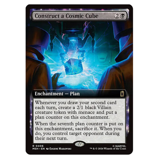 Construct a Cosmic Cube 0406 card from the Magic The Gathering set Marvel Super Heroes