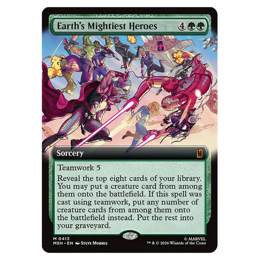 Earth's Mightiest Heroes 0413 card from the Magic The Gathering set Marvel Super Heroes