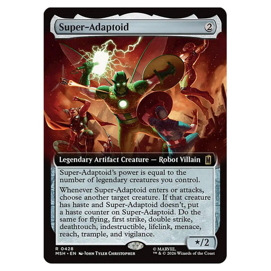 Super-Adaptoid 0428 card from the Magic The Gathering set Marvel Super Heroes
