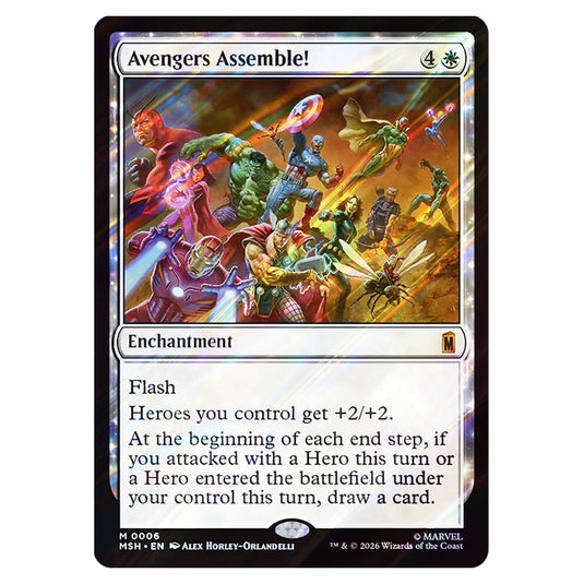 Avengers Assemble! 0006 card from the Magic The Gathering set Marvel Super Heroes