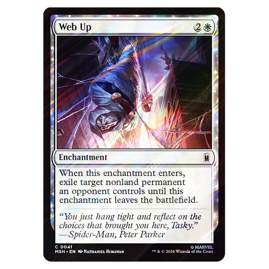 Web Up 0041 card from the Magic The Gathering set Marvel Super Heroes
