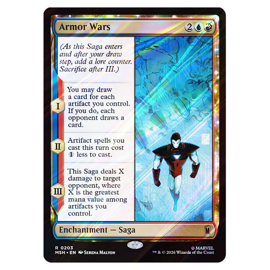 Armor Wars 0203 card from the Magic The Gathering set Marvel Super Heroes