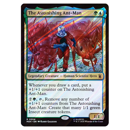 The Astonishing Ant-Man 0204 card from the Magic The Gathering set Marvel Super Heroes