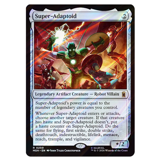 Super-Adaptoid 0250 card from the Magic The Gathering set Marvel Super Heroes