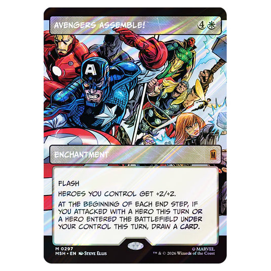Avengers Assemble! 0297 card from the Magic The Gathering set Marvel Super Heroes