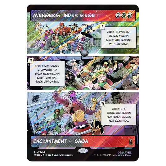 Avengers: Under Siege 0306 card from the Magic The Gathering set Marvel Super Heroes