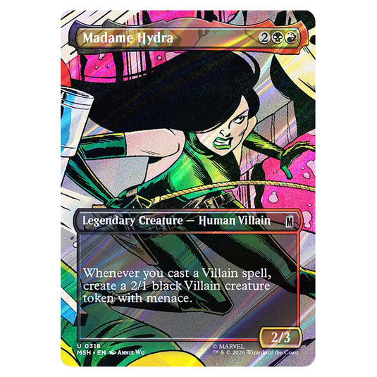 Madame Hydra 0318 card from the Magic The Gathering set Marvel Super Heroes