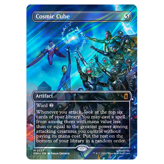 Cosmic Cube 0337 card from the Magic The Gathering set Marvel Super Heroes