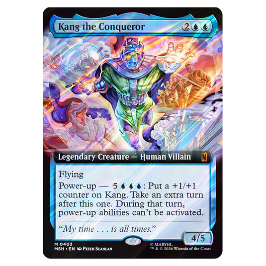 Kang the Conqueror 0403 card from the Magic The Gathering set Marvel Super Heroes