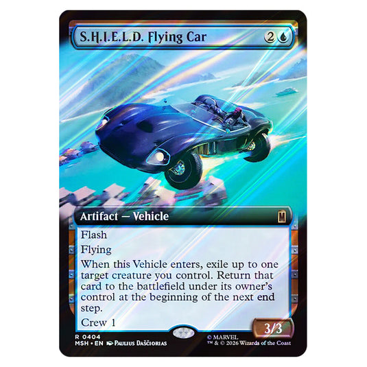 S.H.I.E.L.D. Flying Car 0404 card from the Magic The Gathering set Marvel Super Heroes