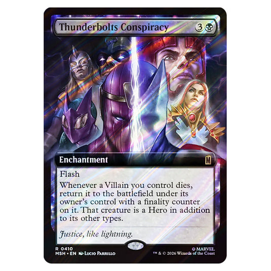 Thunderbolts Conspiracy 0410 card from the Magic The Gathering set Marvel Super Heroes