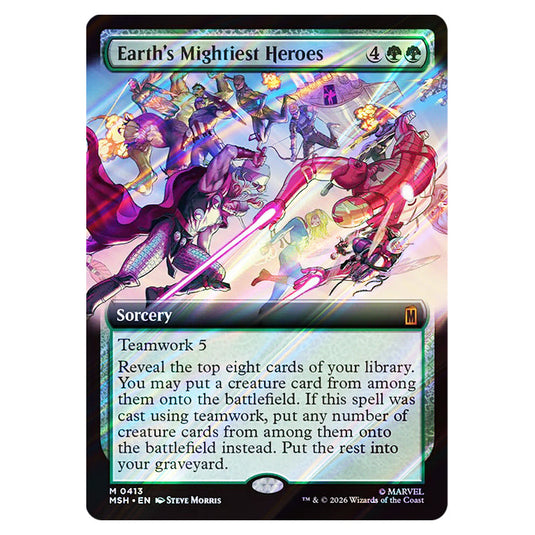 Earth's Mightiest Heroes 0413 card from the Magic The Gathering set Marvel Super Heroes