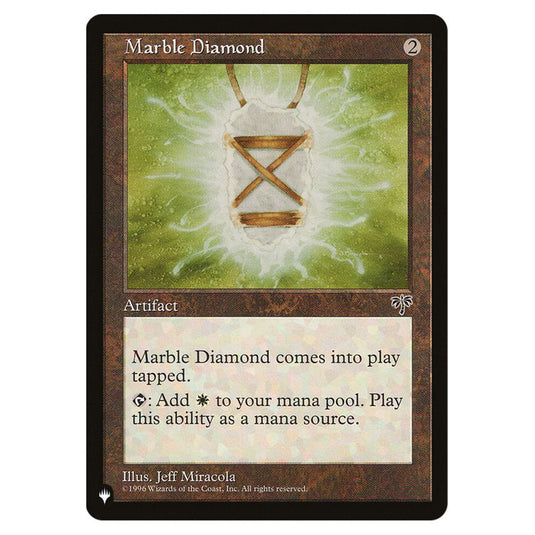 Marble Diamond MIR-310 card from the Magic The Gathering set The List