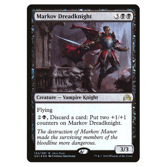 Markov Dreadknight 122 card from the Magic The Gathering set Shadows Over Innistrad Promos