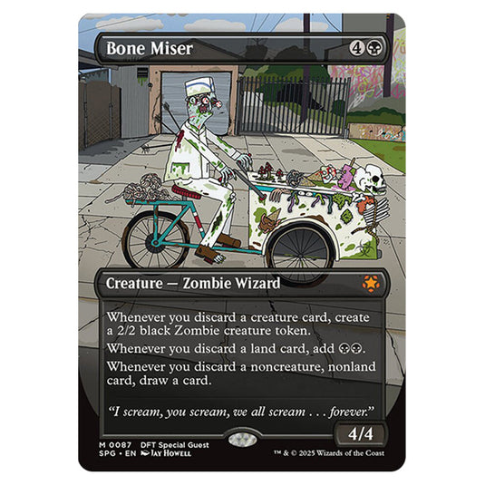 Bone Miser 0087 card from the Magic The Gathering set Aetherdrift - Special Guests