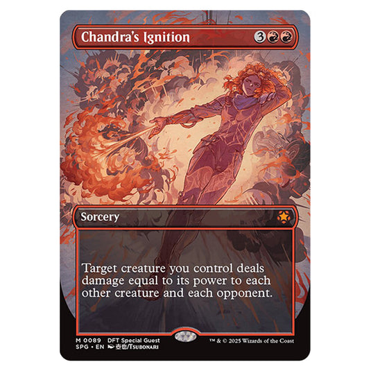 Chandra's Ignition 0089 card from the Magic The Gathering set Aetherdrift - Special Guests