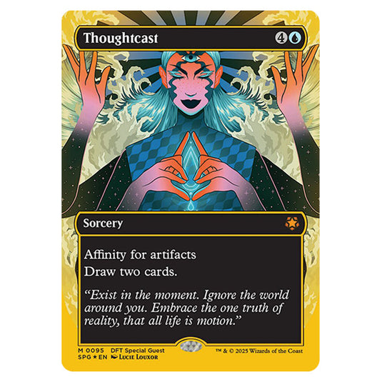 Thoughtcast 0095 card from the Magic The Gathering set Aetherdrift - Special Guests