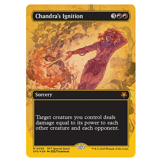 Chandra's Ignition 0099 card from the Magic The Gathering set Aetherdrift - Special Guests