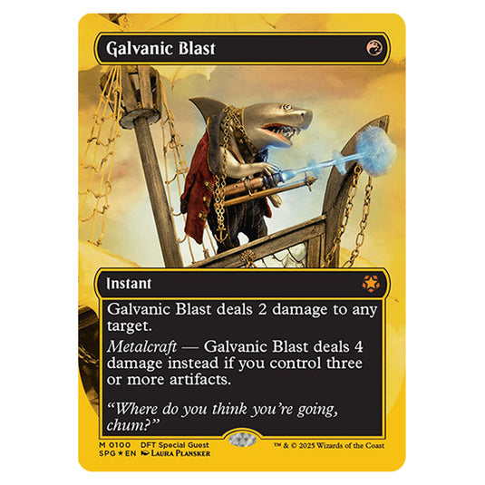 Galvanic Blast 0100 card from the Magic The Gathering set Aetherdrift - Special Guests