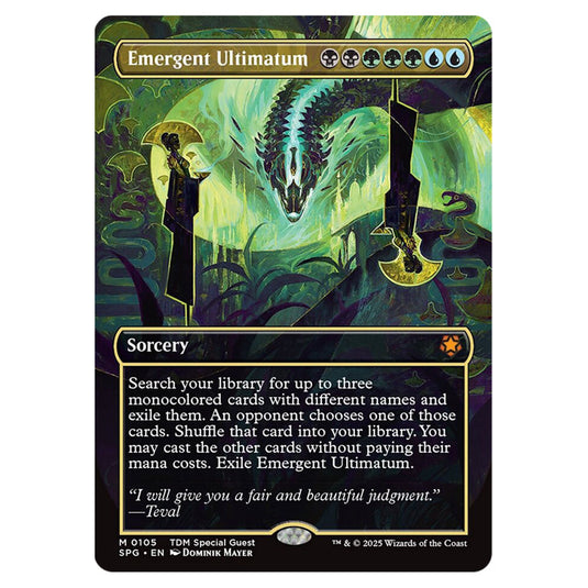 Emergent Ultimatum 0105 card from the Magic The Gathering set Tarkir: Dragonstorm - Special Guests