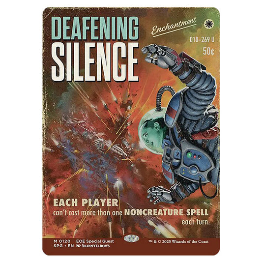 Deafening Silence 0120 card from the Magic The Gathering set Edge of Eternities - Special Guests