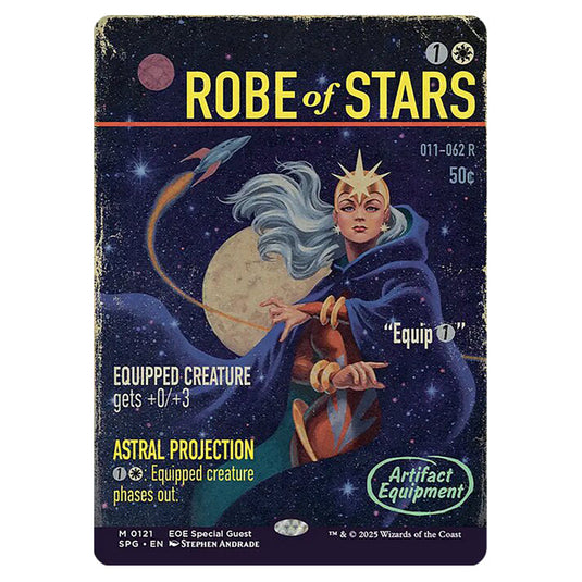 Robe of Stars 0121 card from the Magic The Gathering set Edge of Eternities - Special Guests
