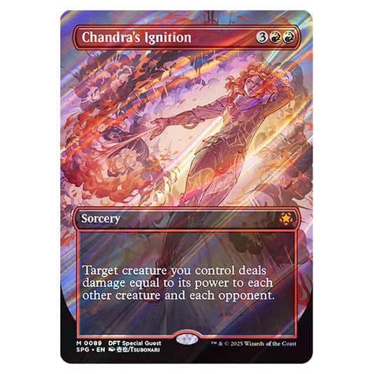 Chandra's Ignition 0089 card from the Magic The Gathering set Aetherdrift - Special Guests