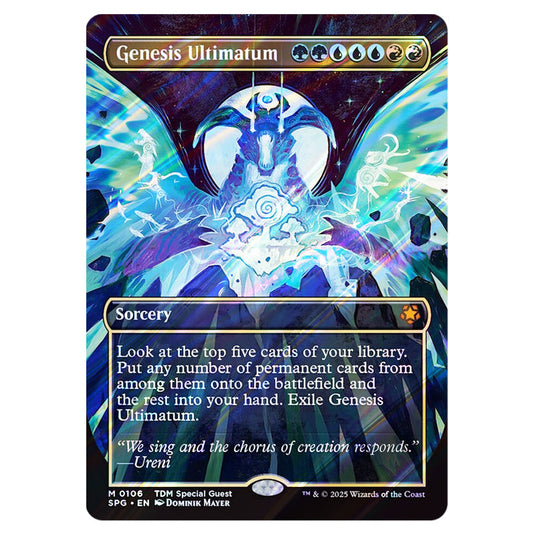 Genesis Ultimatum 0106 card from the Magic The Gathering set Tarkir: Dragonstorm - Special Guests