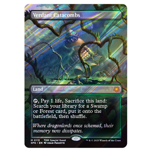 Verdant Catacombs 0113 card from the Magic The Gathering set Tarkir: Dragonstorm - Special Guests