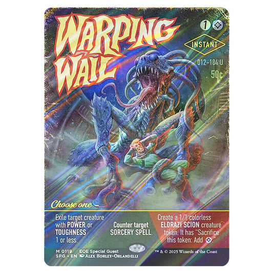 Warping Wail 0119 card from the Magic The Gathering set Edge of Eternities - Special Guests