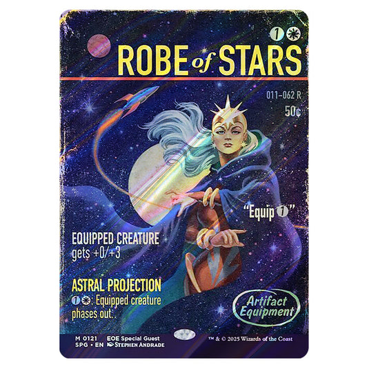 Robe of Stars 0121 card from the Magic The Gathering set Edge of Eternities - Special Guests