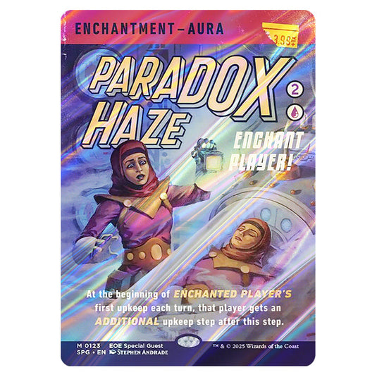 Paradox Haze 0123 card from the Magic The Gathering set Edge of Eternities - Special Guests