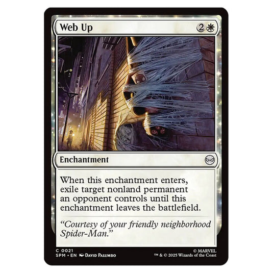 Web Up 0021 card from the Magic The Gathering set Marvel's Spider-Man