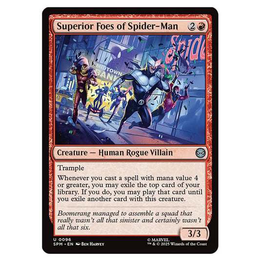 Superior Foes of Spider-Man 0096 card from the Magic The Gathering set Marvel's Spider-Man