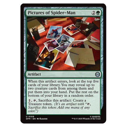 Pictures of Spider-Man 0109 card from the Magic The Gathering set Marvel's Spider-Man