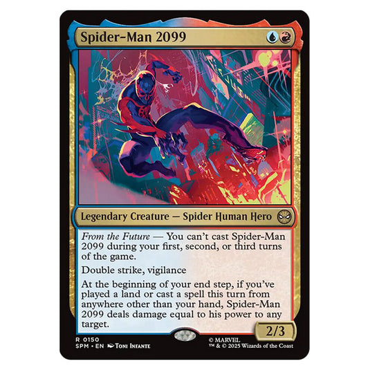 Spider-Man 2099 0150 card from the Magic The Gathering set Marvel's Spider-Man