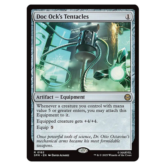 Doc Ock's Tentacles 0162 card from the Magic The Gathering set Marvel's Spider-Man