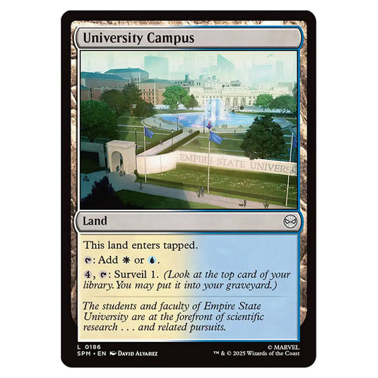 University Campus 0186 card from the Magic The Gathering set Marvel's Spider-Man