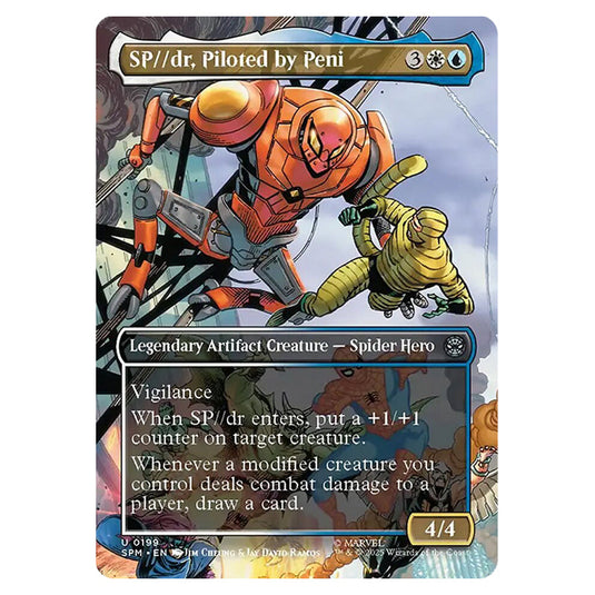 SP//dr, Piloted by Peni 0199 card from the Magic The Gathering set Marvel's Spider-Man