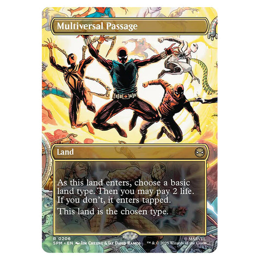 Multiversal Passage 0206 card from the Magic The Gathering set Marvel's Spider-Man