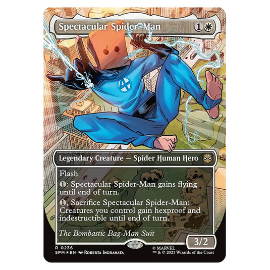 Spectacular Spider-Man 0236 card from the Magic The Gathering set Marvel's Spider-Man