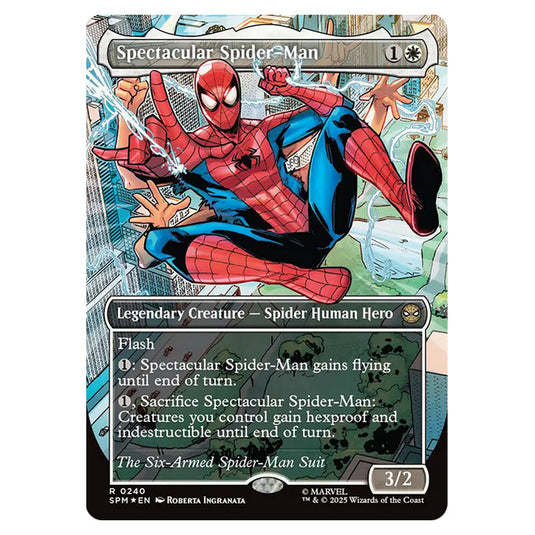 Spectacular Spider-Man 0240 card from the Magic The Gathering set Marvel's Spider-Man