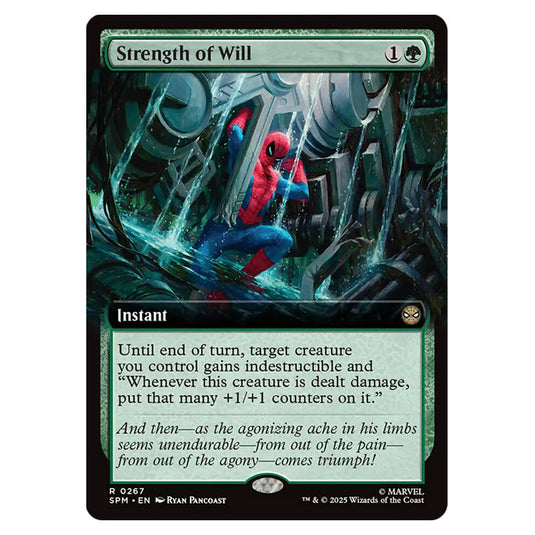 Strength of Will 0267 card from the Magic The Gathering set Marvel's Spider-Man