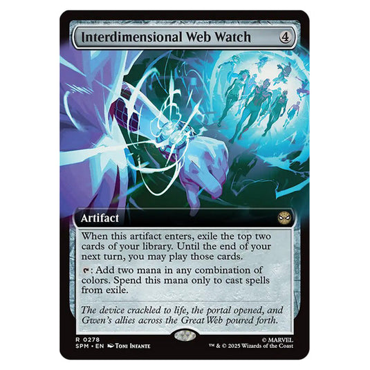 Interdimensional Web Watch 0278 card from the Magic The Gathering set Marvel's Spider-Man