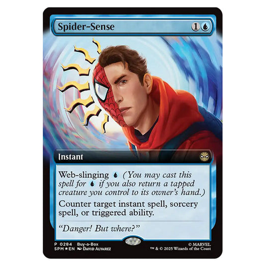 Spider-Sense 0284 card from the Magic The Gathering set Marvel's Spider-Man